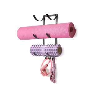 Étagère murale de fitness pour tapis de yoga FW14 Rangement pour tapis Étagère de fitness