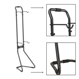 Support vélo vertical FS24 Support au sol pour 2 vélos Support vélo