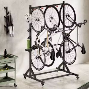 Support à vélos avec roulettes FS24 pour 5 vélos Suspension de vélos DPL1