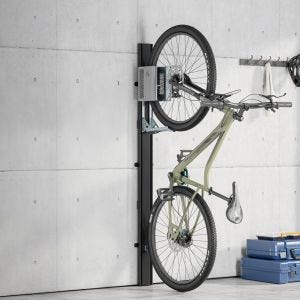 Support compatible avec vélo sur pied Cranit support de sol réglable verticalement et horizontalement WS5 noir DPL2