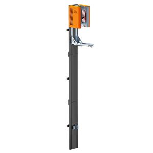 Support mural pour vélo vertical Lift Cranit WS5 Support pour vélo mécanique Wandlift noir orange