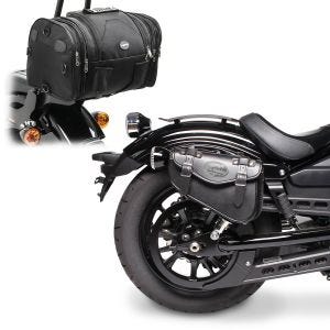 Set Satteltasche + Hecktasche für Honda Rebel 500 17-21 Craftride rechts_1