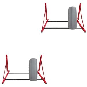 Set 2x Support d'étagère murale compatible avec pneus de voiture Divit WH45, étagère suspendue compatible avec roues jusqu'à 135 kg