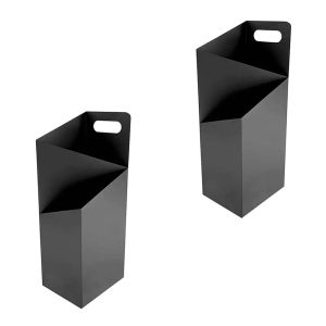 Set 2x Porte-parapluie RS4 Divit porte-parapluie porte-manteau en acier noir