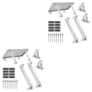 Fixation panneaux solaires 2x set