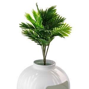 Bac à litière compatible avec chat avec plante artificielle Divit KK16 plantes toilette compatible avec chat DPL4