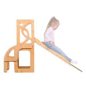 Montessori Lernturm Divit LT1 Kindertisch mit Hocker DPL1