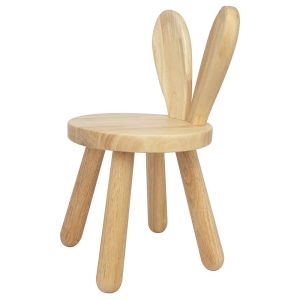 Kinderstuhl Holz Divit KS1 Massivholz Hocker Hasenohren DPL1