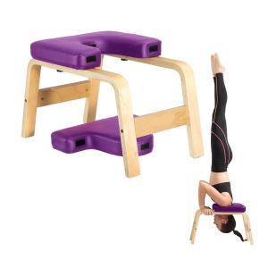 Yoga Kopfstandhocker YK6 Yoga Übungshocker Kopfstandstuhl Holz DPL1