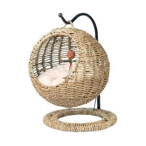 Panier pour chats KK11 Panier pour animaux domestiques suspendu tressé