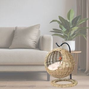 Panier pour chats KK11 Panier pour animaux domestiques suspendu tressé DPL1