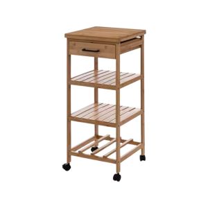 Chariot de cuisine KW13 Étagère de cuisine Rangement cuisine bois