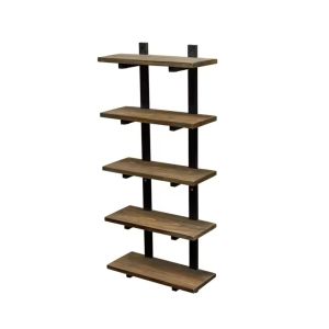 Étagère de salle de bain suspendue BR13 Étagère de salle de bain murale en bois