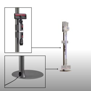 Support pour aspirateur SH17 Support au sol pour aspirateur à vide DPL1