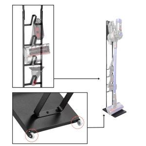 Support pour aspirateur à 4 niveaux SH18 Support au sol pour aspirateur à vide DPL1