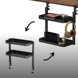 Étagère à pince Rangement bureau SO18 Organiseur de bureau 2 niveaux DPL2