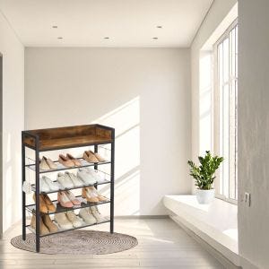 Rangement pour chaussures SR26 Étagère à chaussures Couloir Organizer Design industriel DPL2