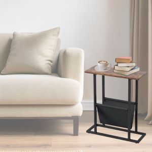 Beistelltisch schmal BT01 Nischentisch Wohnzimmertisch holz DPL1