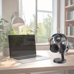 Support de casque de jeu GK23 avec station de charge, support de casque inductif pour configuration de jeu DPL1