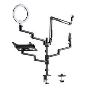 Support de bureau 4 en 1 SH23 réglable Support de streaming en direct
