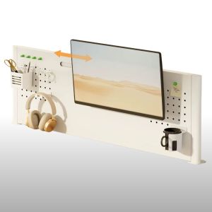 Pegboard pour Home Office PB24 Système de cloisons amovibles 118cm Organisation de bureau