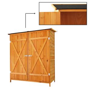 Gartenschuppen GH14 Werkzeugschrank Gartenhaus Holz 160cm