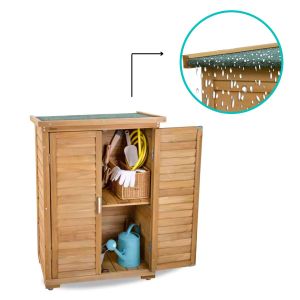Gartenschrank GS14 Gartenschuppen Gartenaufbewahrung Holz 91cm