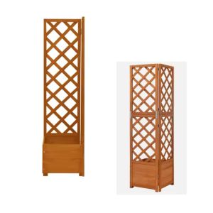 Pflanzkasten mit Rebe PK16 Kletterpflanzentopf holz 150cm