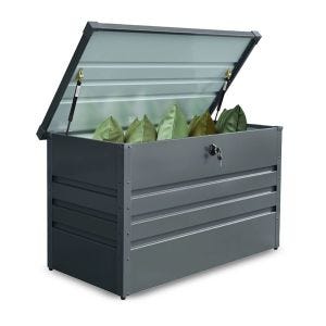 Coffre de rangement extérieur en métal AB5 coffre de jardin verrouillable 300 litres DPLI2