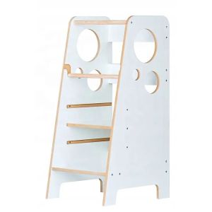 Tour d'apprentissage Montessori enfants AW1 chaise d'apprentissage tour de cuisine 40x45x80cm