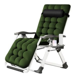 Chaise longue jarding Divit SR11 Transat jardin pliable fauteuil de jardin olive