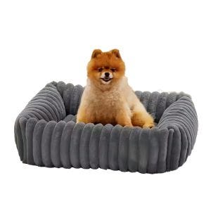 Panier chien Divit HB15 Lit pour chien Coussin pour chien gris 50cm x 48cm x 15cm