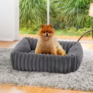 Panier chien Divit HB15 Lit pour chien Coussin pour chien gris 50cm x 48cm x 15cm DPL1