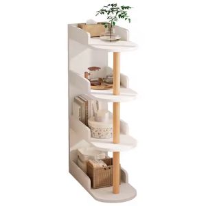 Bibliothèque Divit BR8 Étagère sur pied Étagère en niche blanc H:102cm
