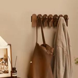 Porte manteaux mural avec 6 crochets Divit WG4 Portemanteau mural Portemanteau piano DPL1
