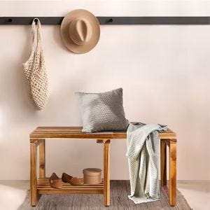 Banc extensible Divit HT3 Banc bois Banc  longueur 43cm - 75cm DPL3