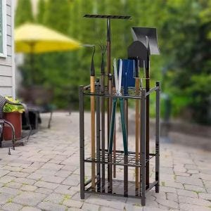 Gartengeräte Organizer Divit WO4 Gartengeräte Ständer schwarz 43cm x 74cm DPL1