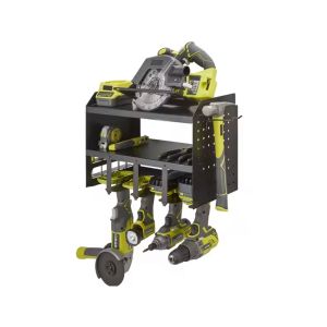Wandhalterung Akkuschrauber Divit WA2 Werkzeug Organizer Heimwerkstatt schwarz 44cm x 30,5cm DPL2