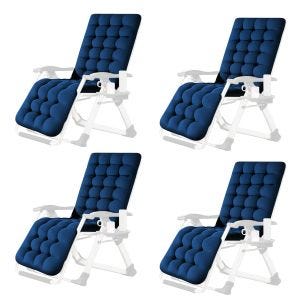 4x Gartenstuhlauflage Divit GR11 Gartenstuhl blau  Auflage für Gartenstuhl Divit SR11