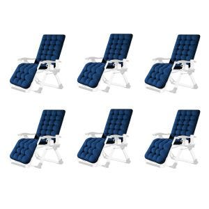 6x Gartenstuhlauflage Divit GR11 Gartenstuhl blau  Auflage für Gartenstuhl Divit SR11