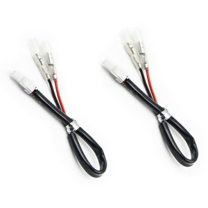 Câble adaptateur clignotant compatible avec Motocross, Enduro Lumitecs 2 pièces AK5