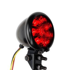 Moto Feu arriere LED +  feux stop continus Lumitecs TX43 rouge