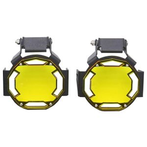 Phare Protection compatible avec BMW F 800 GS 16-17 Protège Feux Lumitecs QL12 jaune