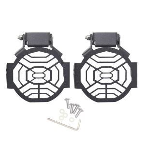 Abdeckung Zusatzscheinwerfer passend für BMW R 1250 GS / Adventure 19-24 Scheinwerferschutz Lumitecs QL12 schwarz