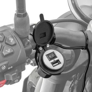 Prise USB 12V compatible avec Suzuki GSX-S 1000 / 950 / 750 / 125 Lumitecs US3