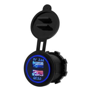 Prise USB 12V compatible avec Kawasaki Z 1000 / SX Lumitecs US15