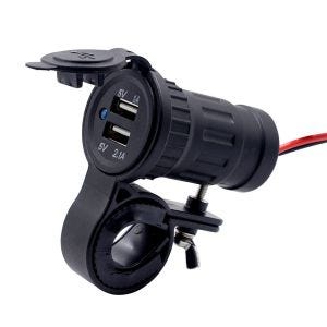Prise USB 12V compatible avec Royal Enfield Classic 500 / Meteor 350 Lumitecs US21