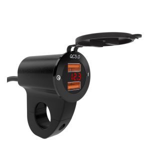 Prise USB 12V compatible avec Royal Enfield Interceptor 650 Lumitecs US33