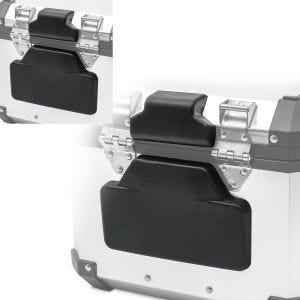 2x Coussin dosseret passager compatible avec BMW Topcase aluminium autocollant RL2 Discount Set