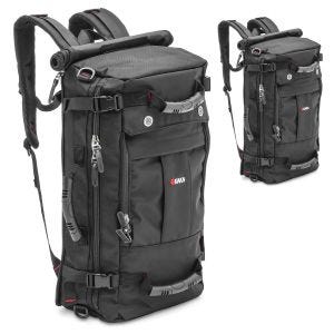 2x Motorrad Rucksack Bagtecs RG5 Hecktasche 35Ltr in schwarz Spar-Set